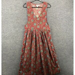 Via Sant Andrea Dress Womens 8 Paisley V-Neck Sleeveless Boho Cottage Peasant